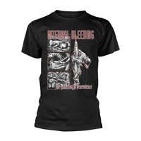 Internal Bleeding - The Extinction Of Benevolence Black T-Shirt, Front & Back Pr