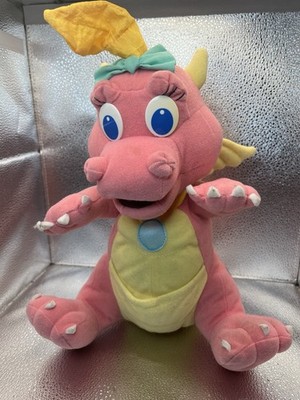 Vintage 1999 Playskool DRAGON TALES CASSIE Flying Dragon Plush Toy PBS Kids