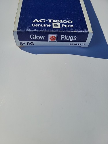 AC Delco 9G Glow Plugs 25163212 Pack Of 8 NOS OE Diesel Engines 6.2L 6.7L - Picture 3 of 12