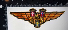 Vintage SAS Scandinavian Airlines System Denmark Norway Sweden Patch