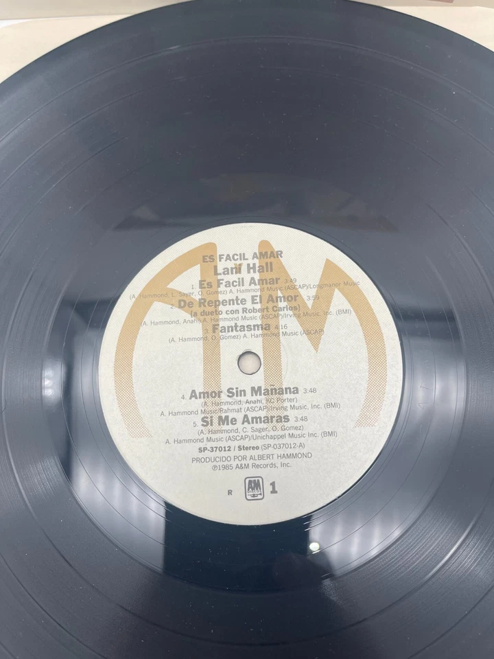 Lani Hall Es Facil Amar LP 1985 A&M  37012 Latin Pop Vinyl Record Album LP - Image 3 of 4