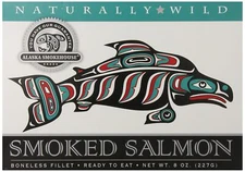 Native American Style Smoked Salmon 8 Ounce Wild Caught Alaskan Kosher Fillets