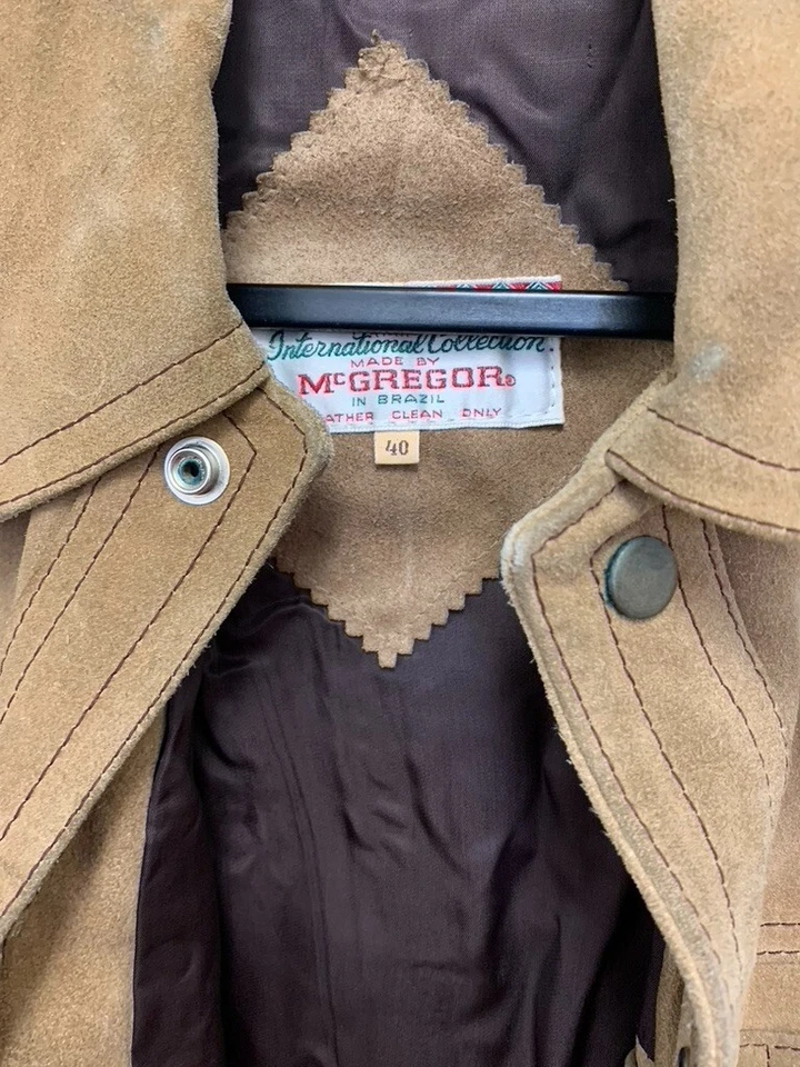 Colección Internacional McGregor Cuero Genuino Vintage En Brasil Talla 40 Foto 2 de 4