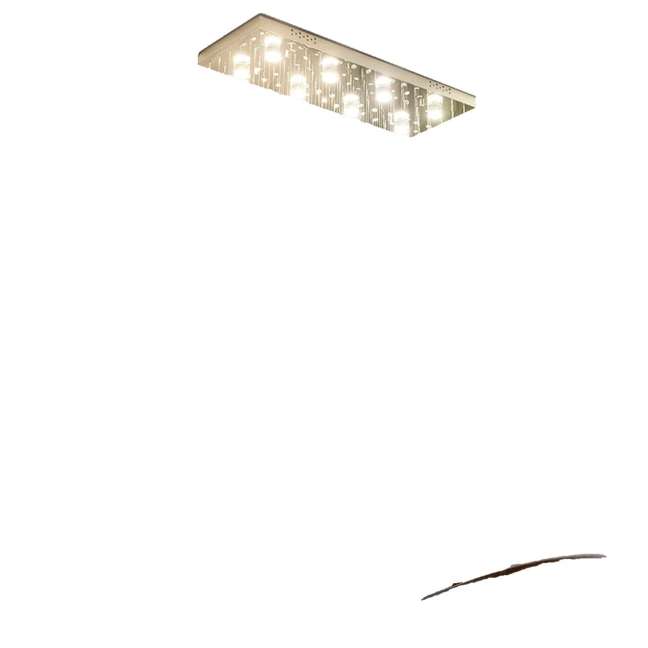 Acero Inoxidable Lámparas de techo moderna y Lámparas de techo