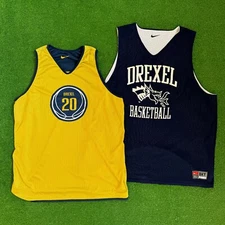 2001 Jay Overcash Drexel Dragons Nike NCAA Practice Worn Jersey Set #1 Size 3XT