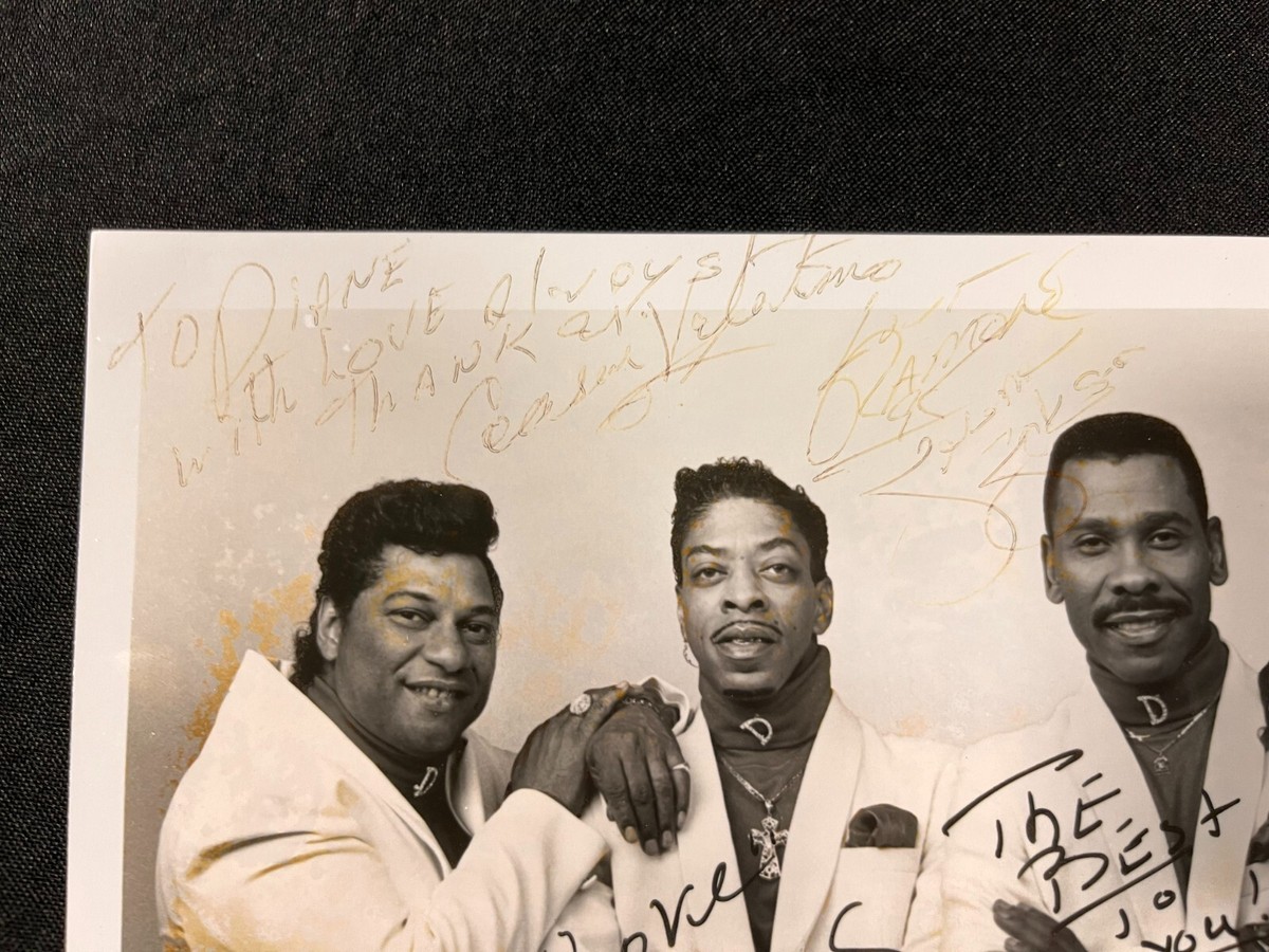ドリフダーズ　サイン The Drifters x4 Hand Signed Autographed 8x10