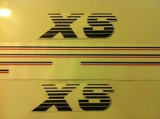 Kit complet stickers autocollants Peugeot 205 XS noir rouge - black red