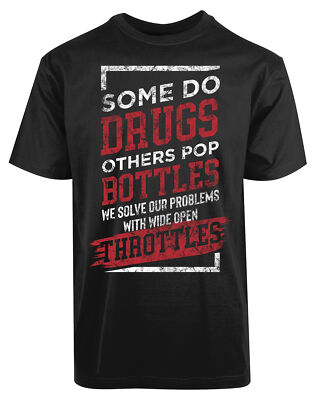 Some Do Drug Other Pop Bottles New Mens Shirt Stylish Funny Humor Casual Top Tee