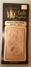 Vintage Yaley Bleached Candle Wicking 602/01 Sealed New old Stock NOS