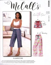 McCall's Misses XS to M Shorts, Capri and Pants UNCUT Sewing Pattern