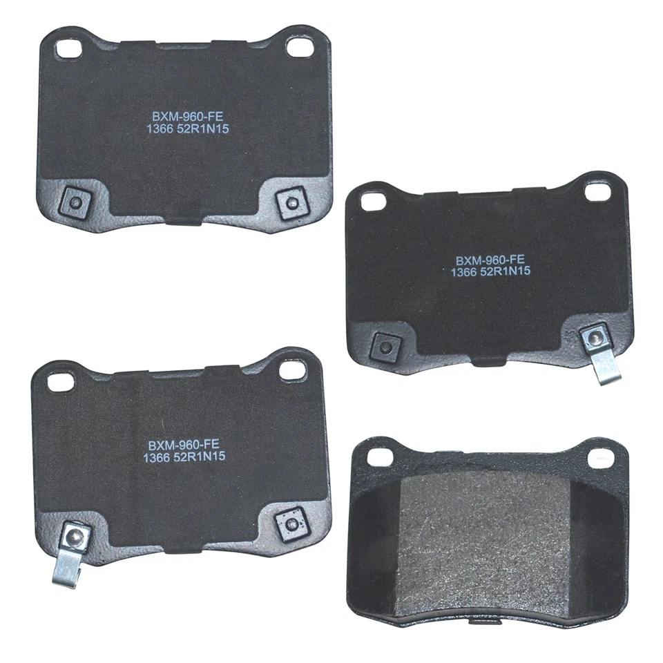 STOP BY BENDIX Front Rear Disc Brake Pad Set 2x for 2008 till 2014 Lexus IS F - Image 3 of 4
