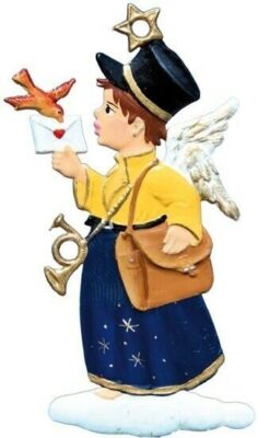 WILHELM SCHWEIZER GERMAN ZINNFIGUREN Angel Postman (2'' x 2.75'' High)