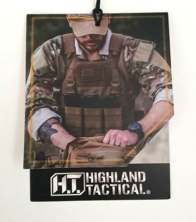 Highland Tactical Expo Adjustable Sling Bag Molle bing Desert eBay