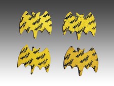 4 Vintage Alvia Press On Bat Finger Grip Sticker for Skateboard Decks