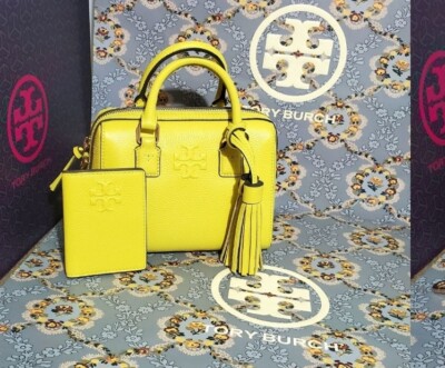 16ARLINGTON TR068PW23BITTERCHOCOLATE 関税送料込 BNWT Tory Burch Thea Mini Web Satchel Bag Set | eBay