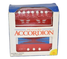 Vintage Schylling The Little Red Accordian Music Toy - As Seen on Baby Einstein