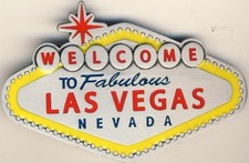 Las Vegas Nevada Belt Buckle Enameled Pewter Buckle 2003 Unworn Condition