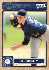 2011 Playoff Contenders Prospect Ticket #RT37 Jed Bradley RC Milwaukee Brewers