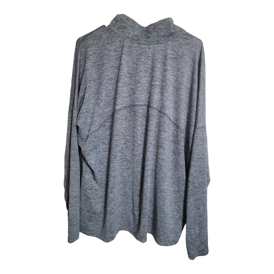 Camisa Nike Para Hombres 1X Gris Elemento 1/4 Cremallera Dri Fit Entrenamiento Correr Crossfit Gimnasio Foto 2 de 4