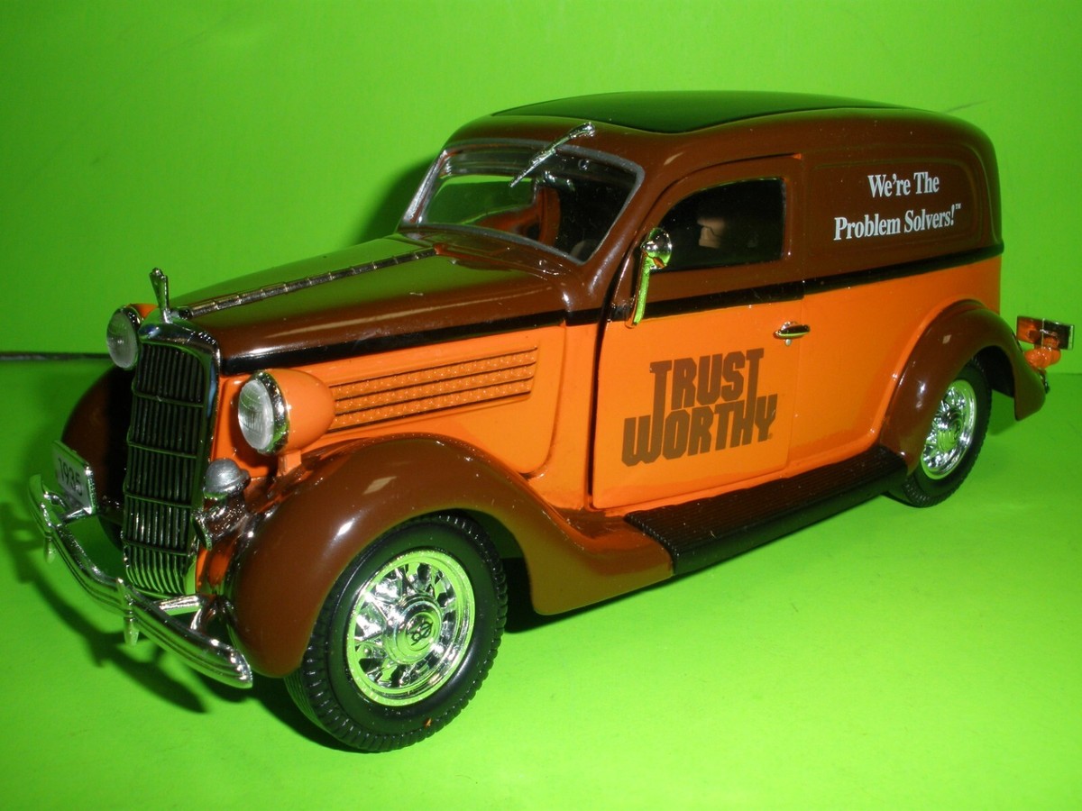 CROWN PREMIUMS 1/24 TRUSTWORTHY HARDWARE STORES 1935 FORD SEDAN
