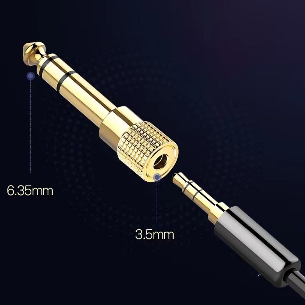 1/4 Inch Headphone Adapter Small To Big Headphone Converter Electric
