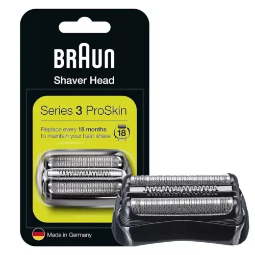 Cartucho de cabezal de afeitado Braun 21B Series 3 paquete combinado lámina de cizalla + hoja de cizalla negra BB - Imagen 4 de 17