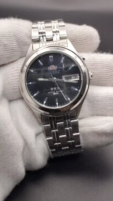 ORIENT オリエント ERAM-C2 CA ORIENT EM5V-C2 CA Cut Glass 9 Face Automatic Men's Watch Made in