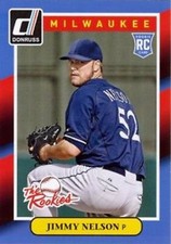 2014 Donruss The Rookies #30 Jimmy Nelson RC Milwaukee Brewers