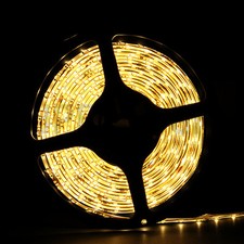 5M 5050/ 3528/ 5630 SMD 300/600LEDs Cool / Warm White LED Strip Light Waterproof