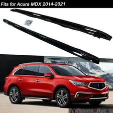 2Pcs Fits for Acura MDX 2014-2021 Roof Rail Racks Side Rail Bar Cargo Carrier