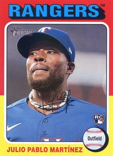2024 Topps Heritage #223 Julio Pablo Martínez | Baseball Card