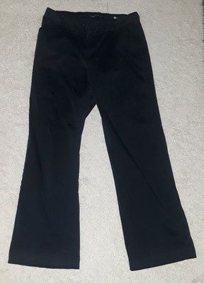 Women's Lee Platinum Label Curvy Fit Stretch Navy Blue Trousers Pants 12M |  eBay