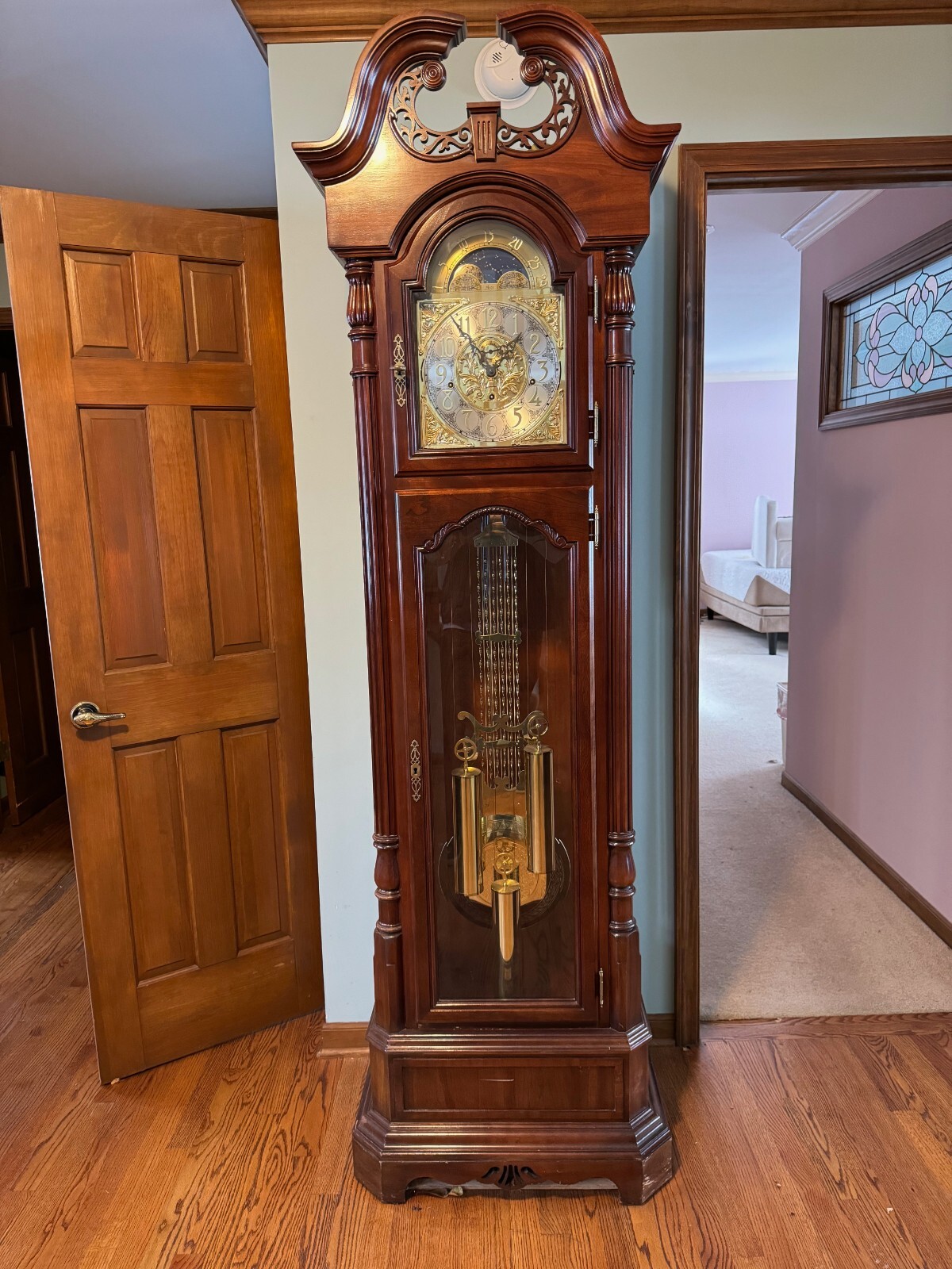 Sleigh Grandfather Clock made in Holland Michigan eBay