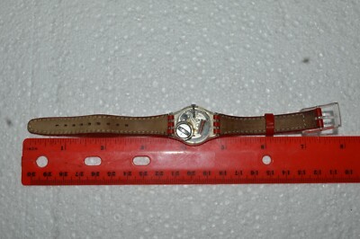 1996 Swatch Watch LK155 GLOSS Swiss Lady Quartz 25mm Originals New Battery VTG 1996 Swatch Watch LK155 GLOSS Swiss Lady Quartz 25mm  main image 3