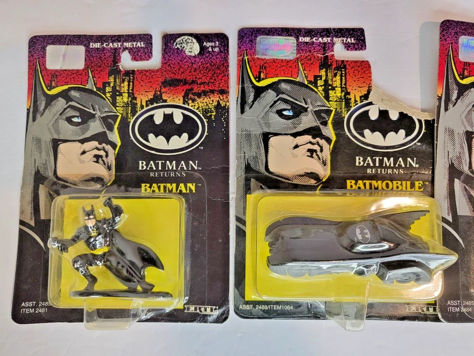 Juego Completo 1992 Batman Returns 8 Figuras Die-Cast-Metal Foto 3 de 4