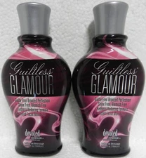 2 GUILTLESS GLAMOUR TINTED FACIAL ACCELERATOR FACE BLEMISH-FREE TANNING LOTION