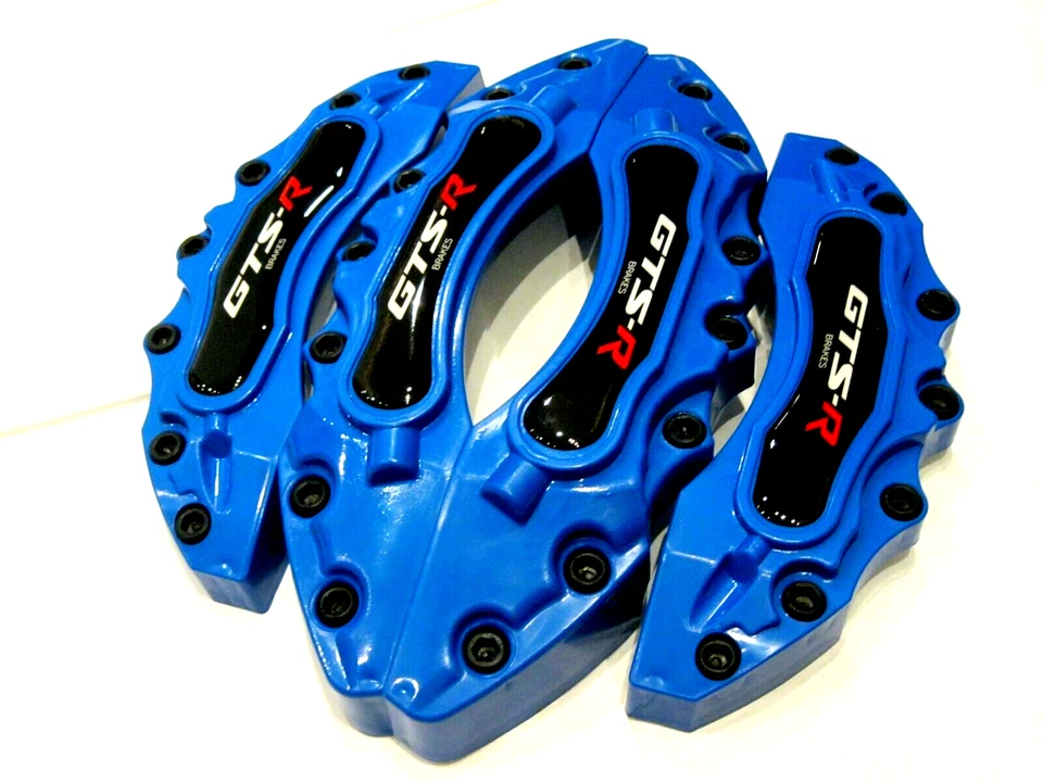 4 PCS BLUE Brake Caliper Covers Set Tucson Kona Sonata i20 i30 IX GT KIT Set - Image 4 of 4