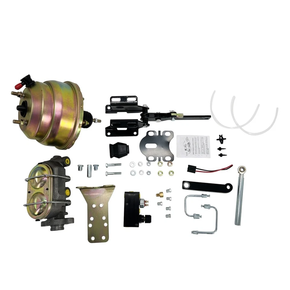 8" DUAL POWER BRAKE BOOSTER 1" MASTER CYLINDER & PROP FOR 1957-1972 FORD TRUCK - Изображение 3 из 4