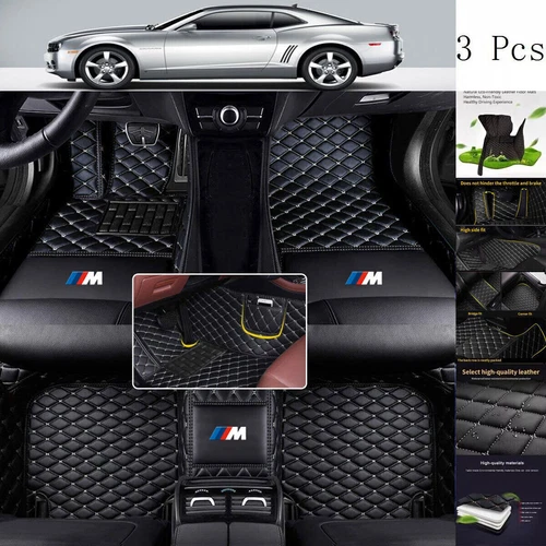For BMW All Models Car Floor Mats Waterproof Carpets All-weather Front&Rear Sets - Picture 17 of 47