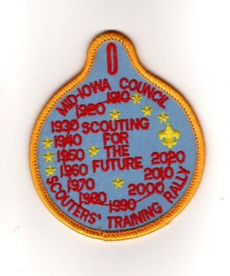 Mid-Iowa Council	Des Moines	Iowa, 2020 Scouters Training Rally Patch