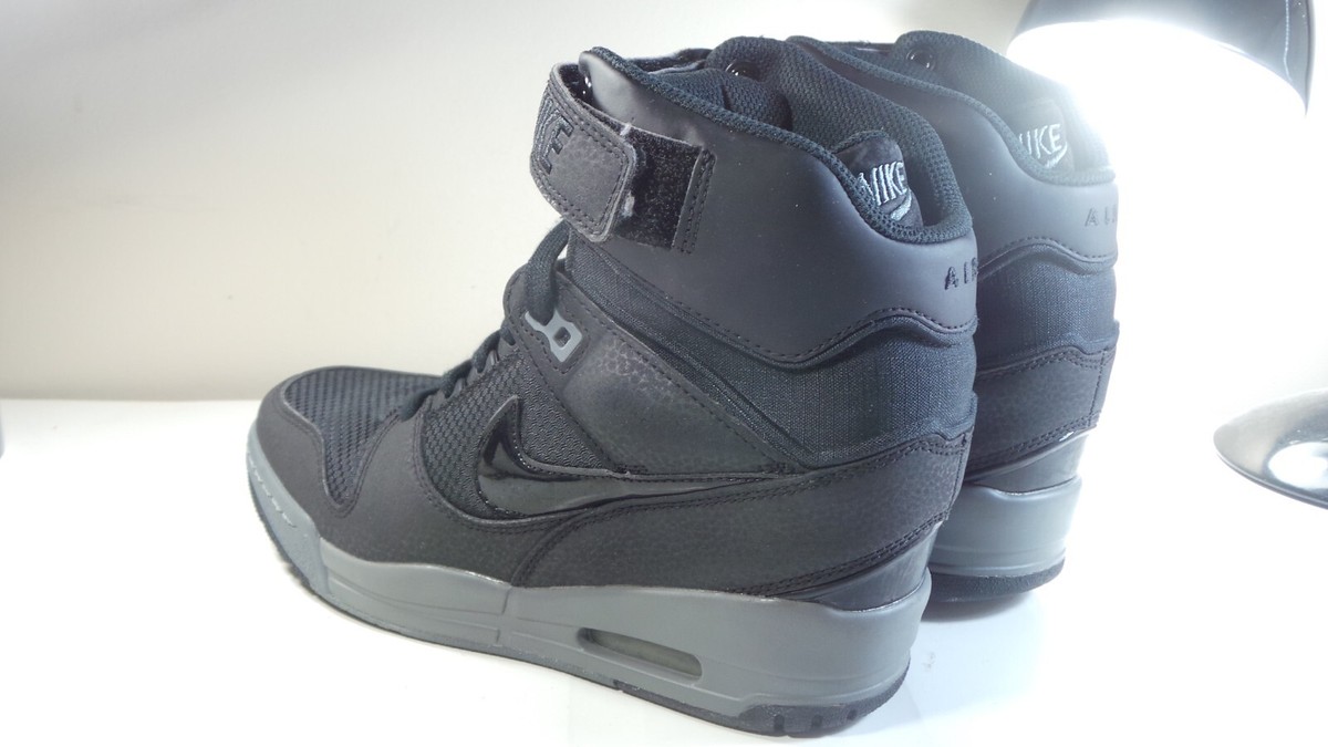 NIKE 2015 AIR REVOLUTION SKY HI 599410 017 BLACK 8 DUNK MAX FORCE
