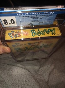 The Ren & Stimpy Show Buckeroo$! CGC 8.0 A+ NES Nintendo Factory Sealed Game 91