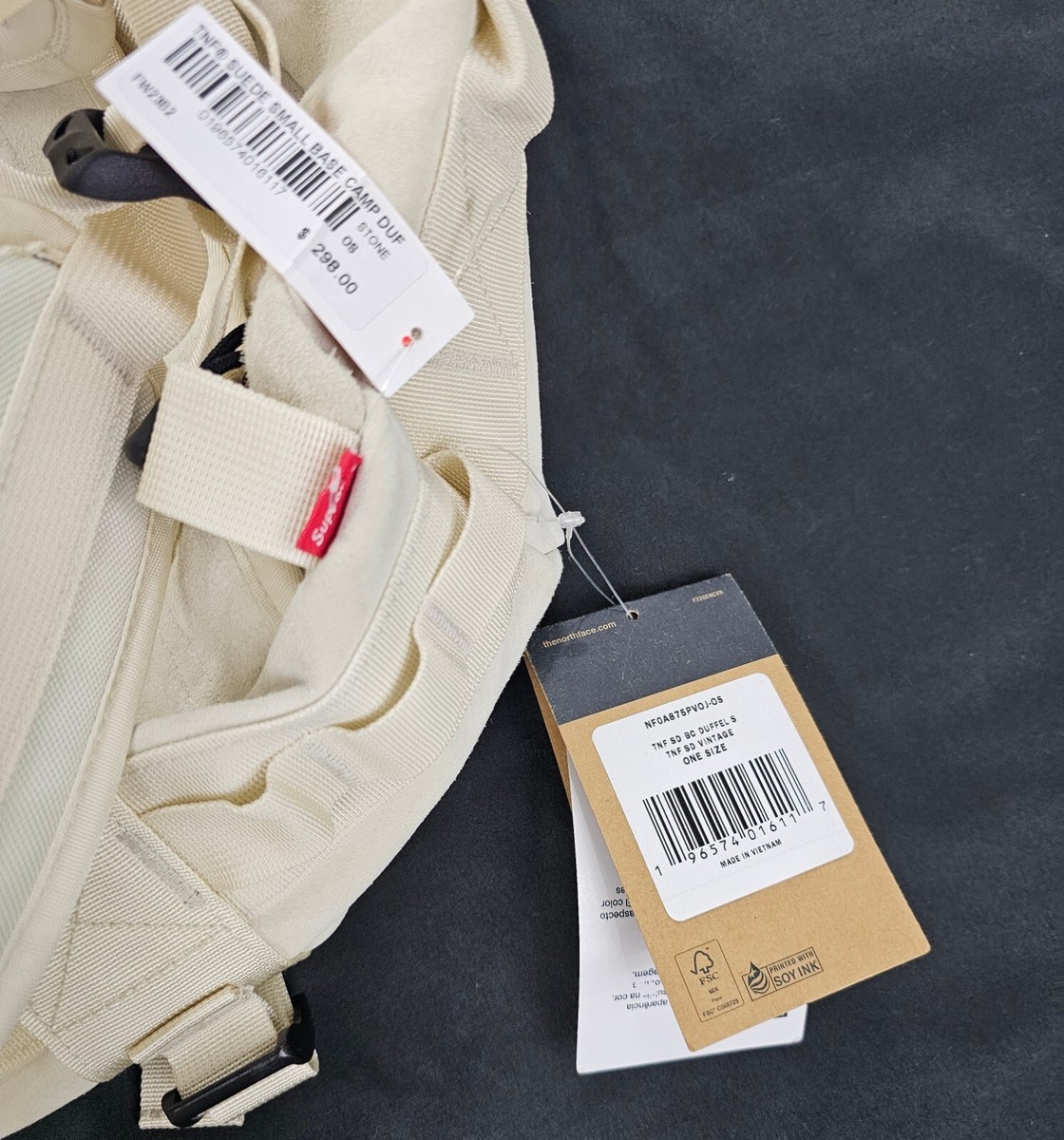 Supreme x The North Face Suede Small Base Camp Duffle Bag Supreme x The North Face Suede Small Base Camp Duffle Bag