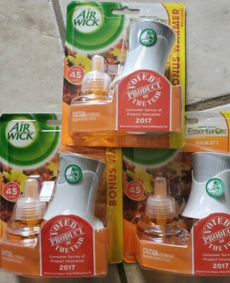 Air Wick Sented Oils Warmer Hawaii Fragrance (Lot of 3)