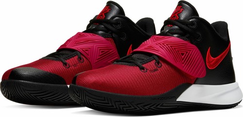 Nike Kyrie Cintas Atrapamoscas 3 Negro/Rojo Bred III Kyrie Irving  Baloncesto 2020 Todos Nuevos | eBay