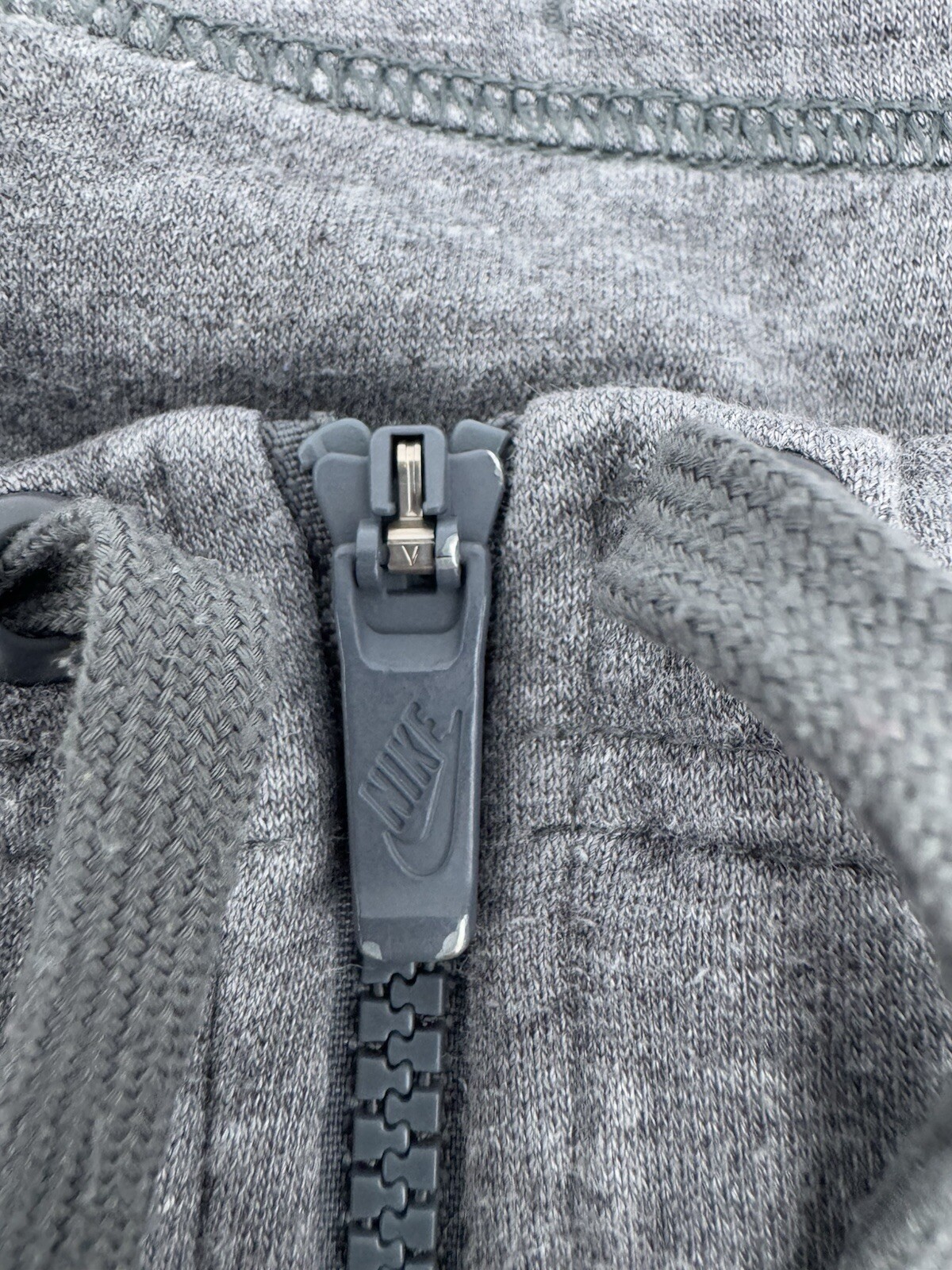 SACAI X NIKE Nike Uomo Antracite 3XL Grigio Therma Athletic Full Zip Vintage Collo Alto Cappuccio