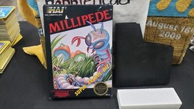 CIB MILLIPEDE NINTENDO NES VIDEO GAME COMPLETE IN BOX W/ PROTECTOR CASE