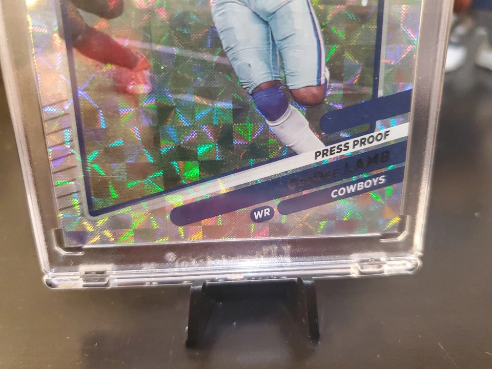 🔥CeeDee Lamb 2021 Donruss Press Proof HYPER PRIZM SSP DALLAS COWBOYS 🔥 - Image 4 of 4