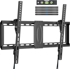 Tilt TV Wall Mount Bracket for Most 37-82 Inch TV, Universal Mount with Max 600X