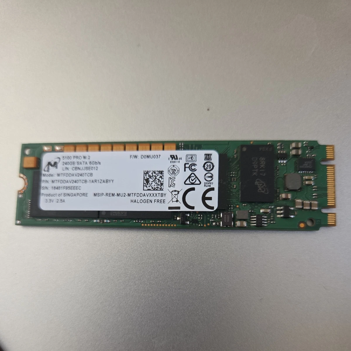 Micron Solid State Drives SATA III 240 GB for sale | eBay